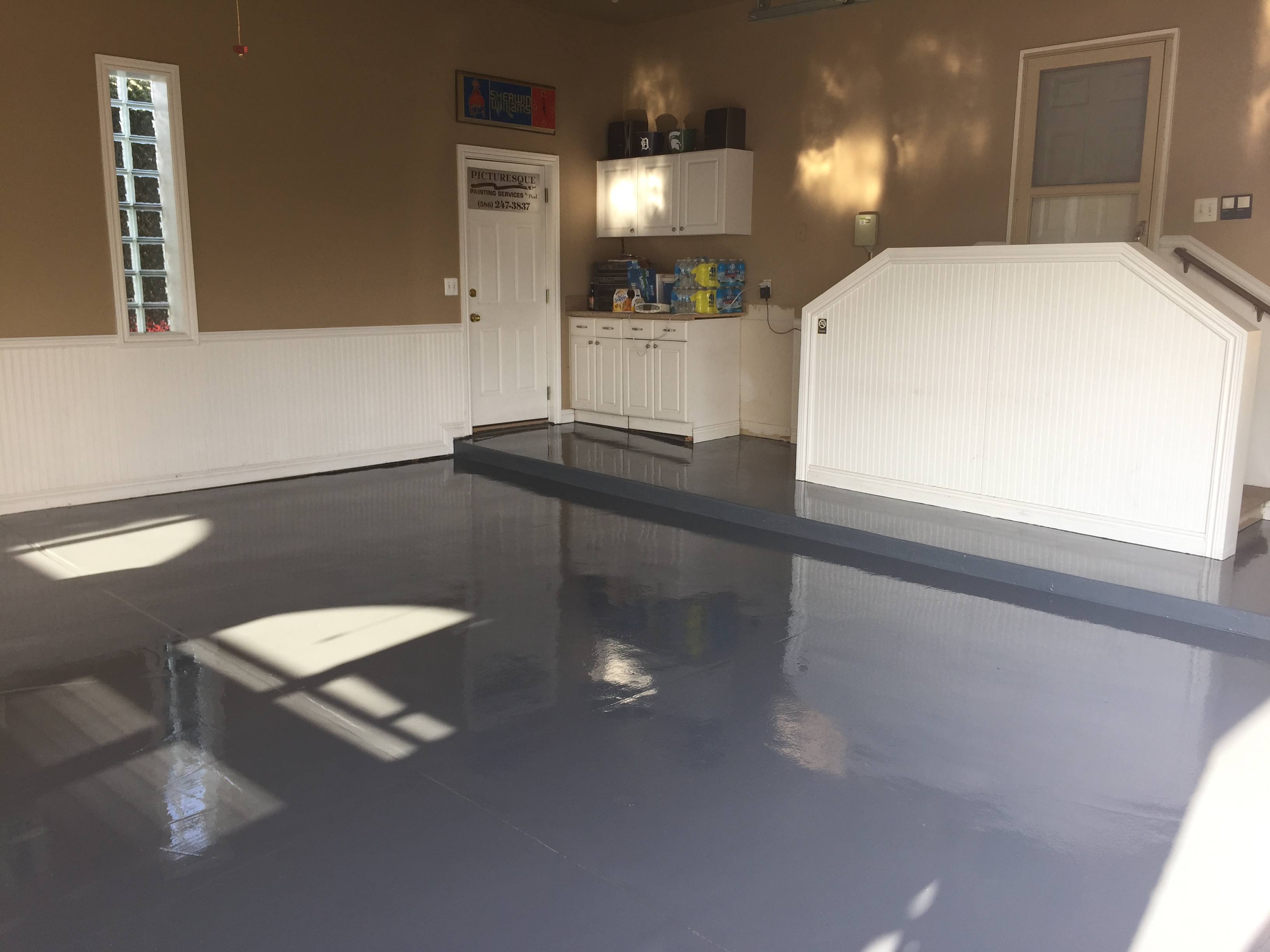 Epoxy Floors Picturesque Painting Services By Paul Of Shelby